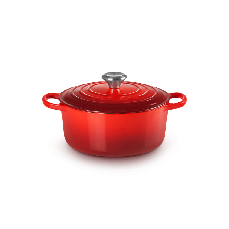 Le Creuset Signature 24cm Öntöttvas főzőedény - Piros