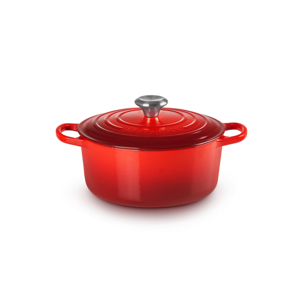 Le Creuset Signature 24cm Öntöttvas főzőedény - Piros