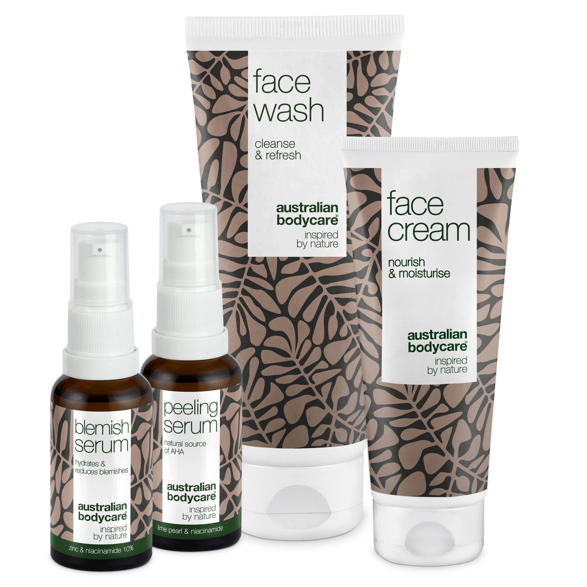Anti Blemish Face Kit voor onzuivere huid en puistjes — Diepreinigende huidverzorging voor vette huid, puistjes en mee-eters