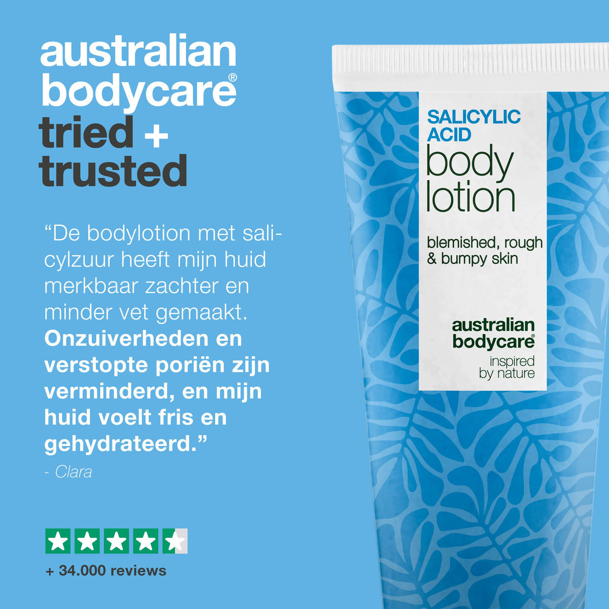 Body Lotion met salicylzuur – tegen onzuiverheden en droge huid — Body Lotion met salicylzuur exfolieert, hydrateert en helpt bij onzuiverheden, ruwe en droge huid. Perfect voor dagelijks gebruik.