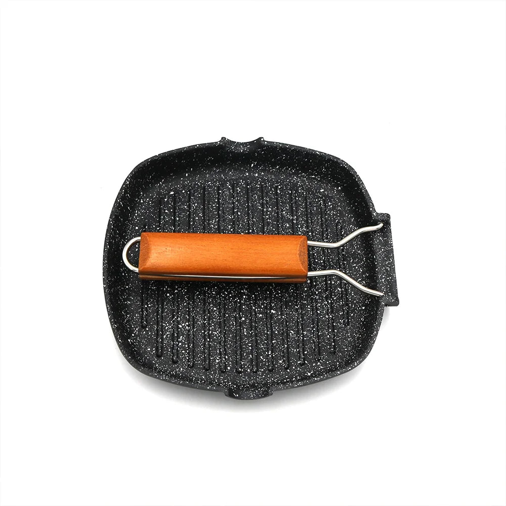 Camping Cookware Frying Pan Black