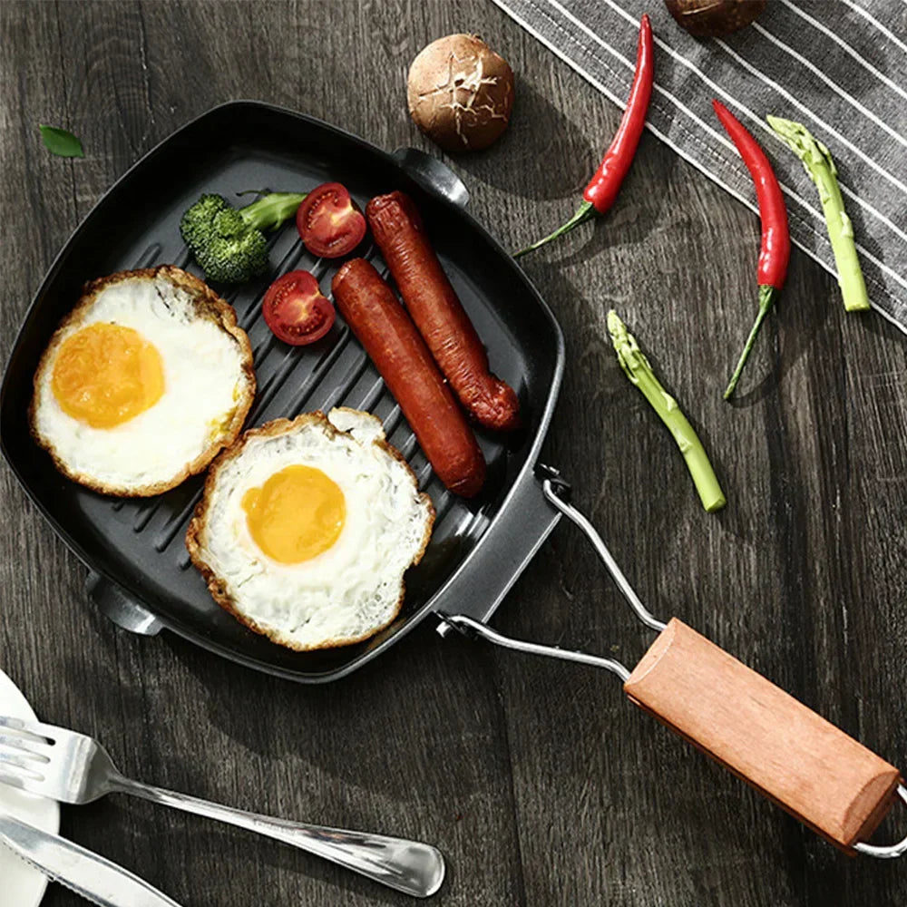 Camping Cookware Frying Pan Black