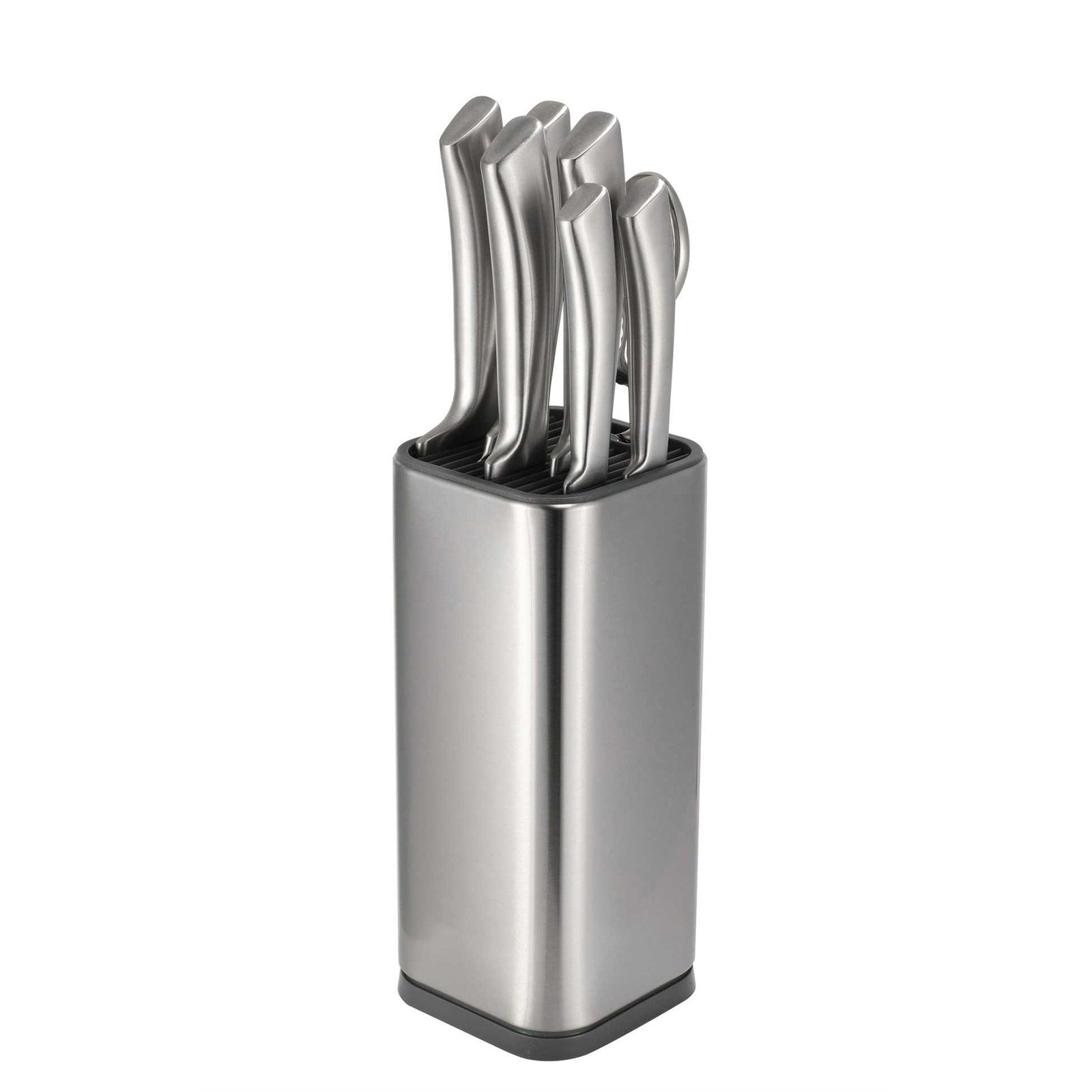 Universal Knife Block Holder, Silver