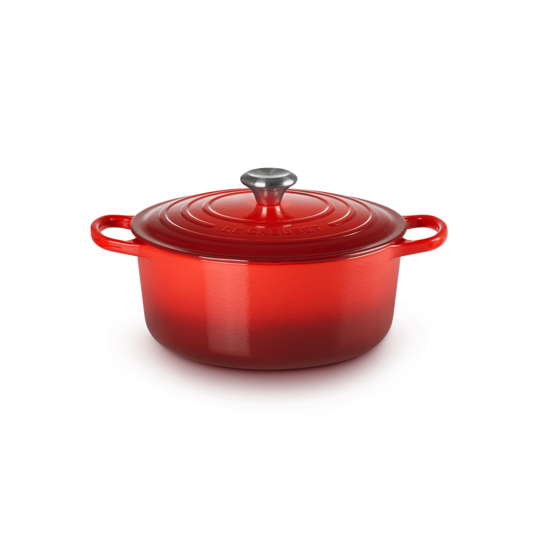 Le Creuset Signature 26cm Öntöttvas főzőedény - Piros