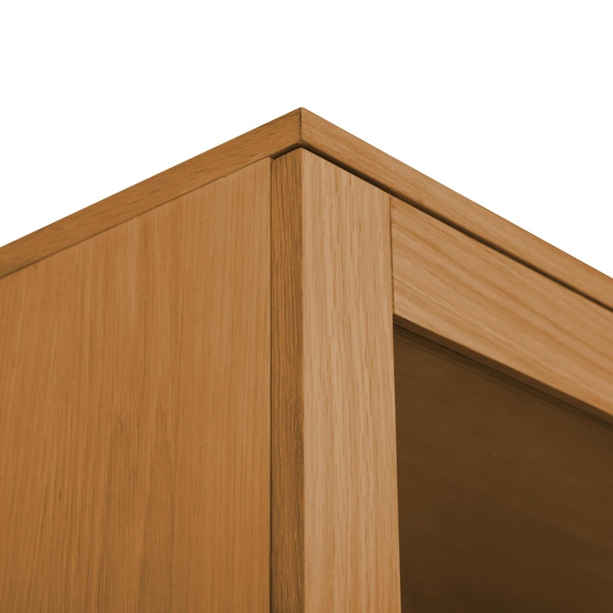 Highboard with LED Light Kerteminde - Natural Oil