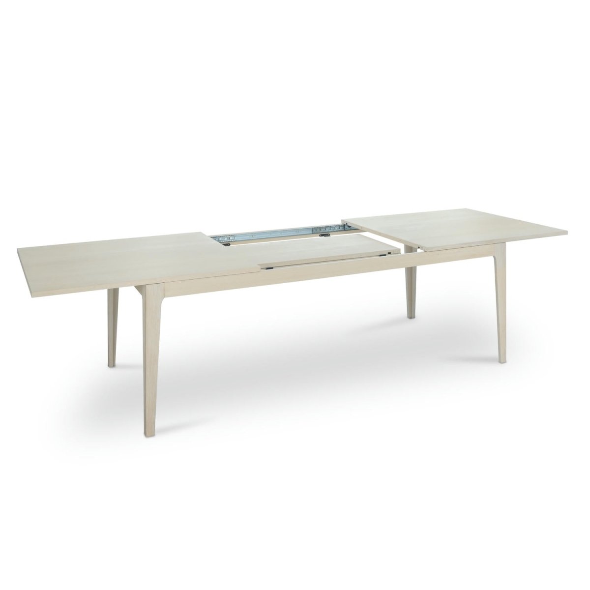 Rectangular Extendable Dining Table Kerteminde - White Oil