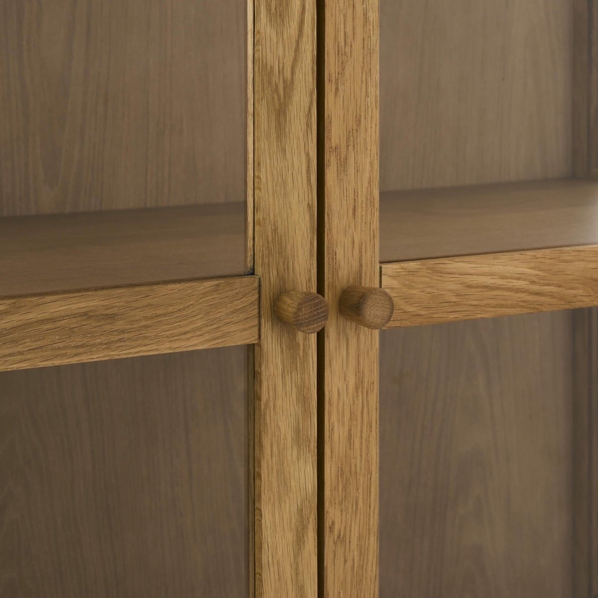 2-Door Highboard Svendborg - Natural Oak