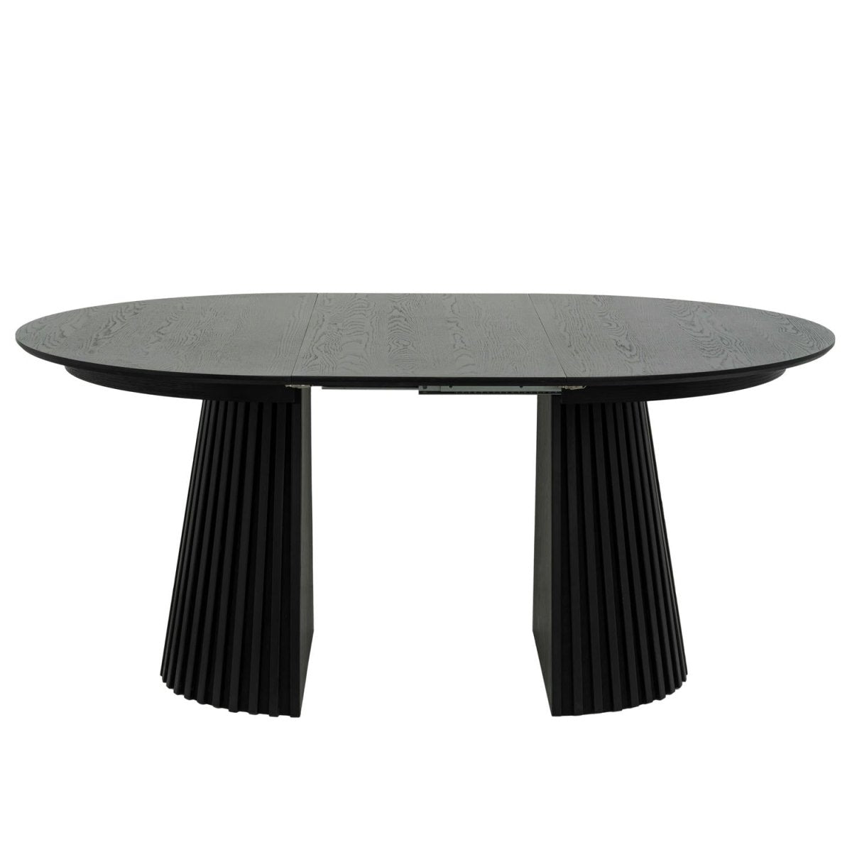 Round Extendable Dining Table Svendborg ø120/220 cm - Black Oak