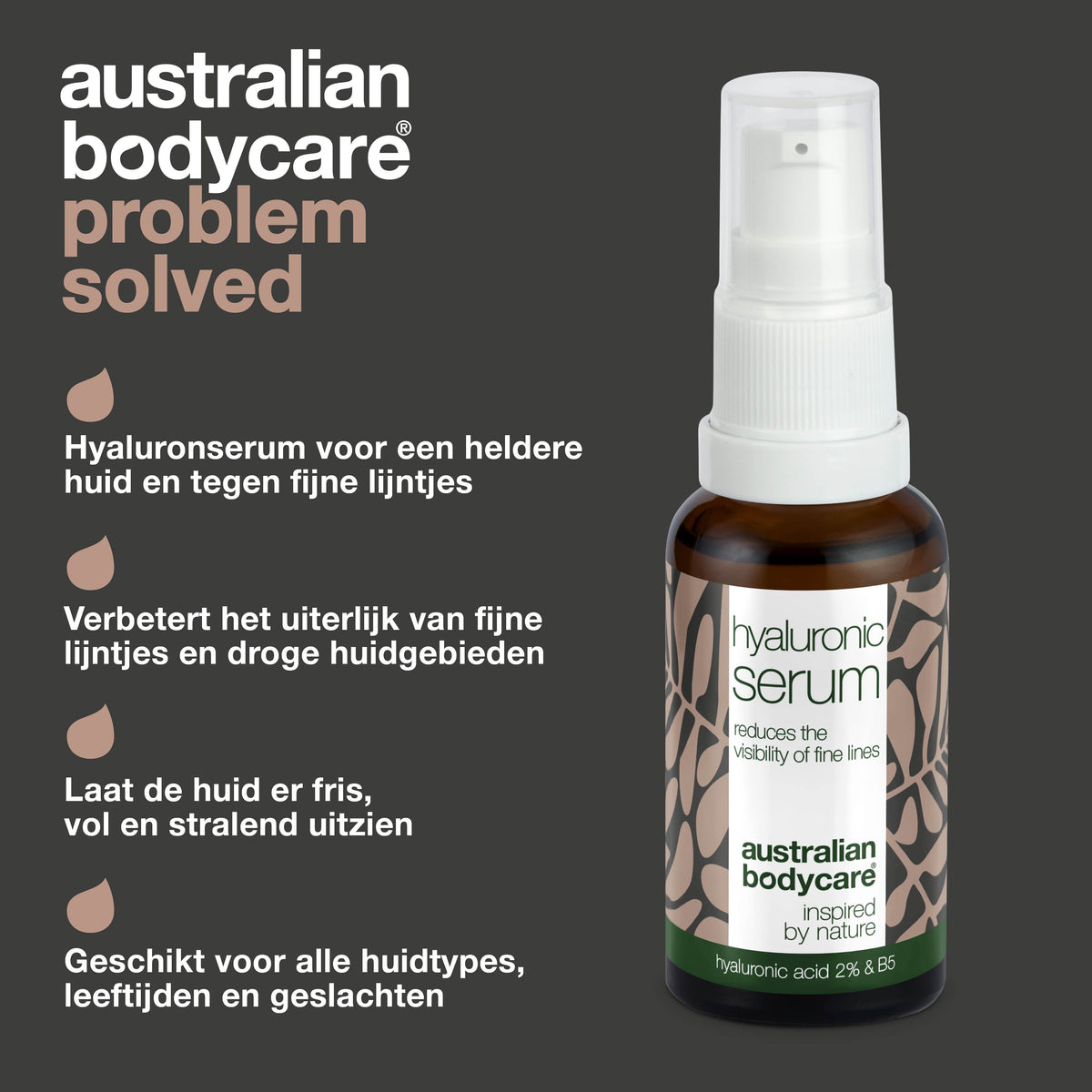 Lemon Hyaluronzuur Serum 2% – Intense vochtboost met B5 — Hyaluronzuur Serum 2% hydrateert diep, vermindert fijne lijntjes en laat de huid zacht en vol aanvoelen.