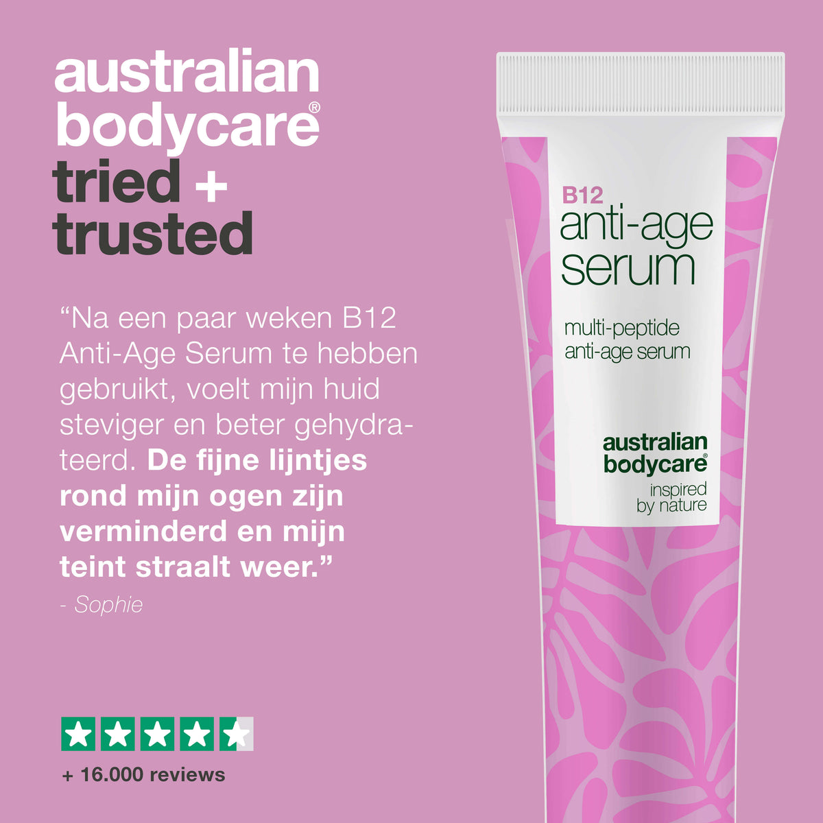 B12 Anti-Age Serum – Verminder rimpels en verstevig de huid — Verstevigend B12 Serum vermindert zichtbare verouderingstekenen en verbetert de elasticiteit. Krijg stralende huid nu!