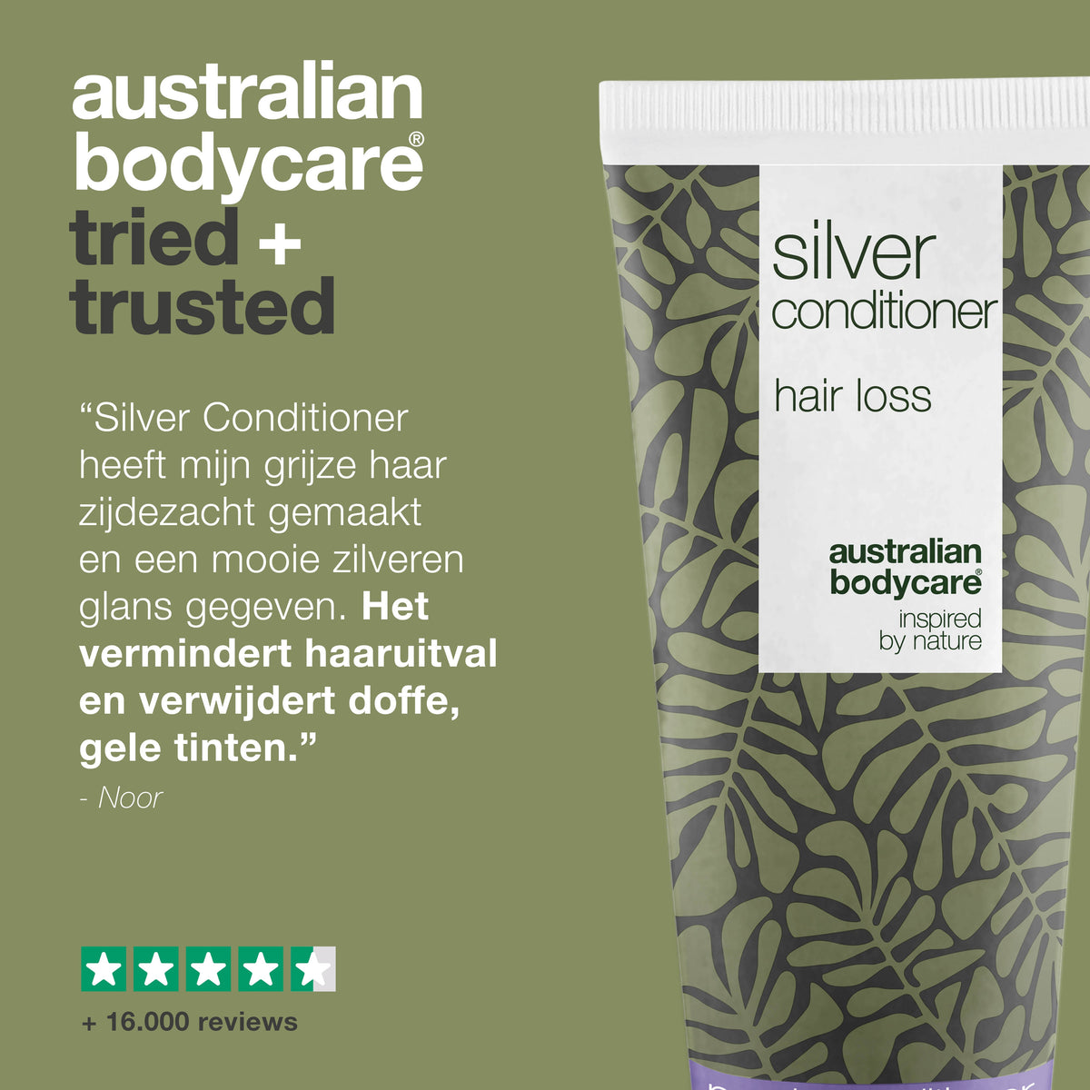 Conditioner voor grijs en blond haar – Tegen haaruitval — Verzorg grijs en blond haar met Silver Conditioner. Vermindert haaruitval, neutraliseert gele tonen en laat het haar zacht en glanzend.