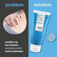 Salicylzuur Douchegel voor een onzuivere rug en billen — Salicylzuur Body Wash tegen puistjes en poriën. Met salicylzuur, niacinamide, zink PCA en hydraterende glycerine.