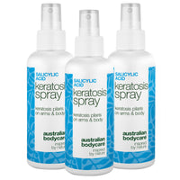 Keratosis pilaris spray tegen ruwe huid en bultjes — Keratosis pilaris spray vermindert ruwe bultjes en maakt de huid glad. Bevat salicylzuur voor diepe exfoliatie.