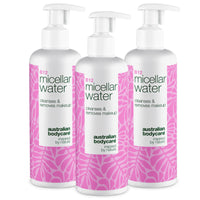 Micellair Water – Reinigt, kalmeert en verwijdert make-up — Micellair Water tegen irritatie en make-up. Voor de gevoelige huid. Bevat B12, Niacinamide, Glycerine en Propanediol.