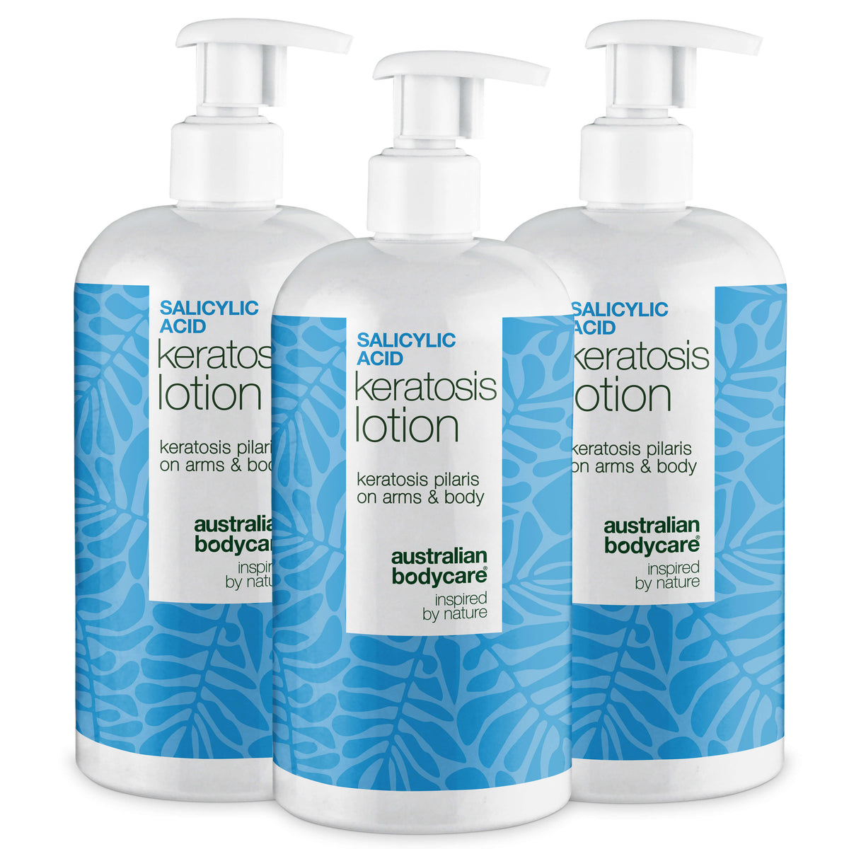 Body lotion bij keratosis pilaris en ruwe, bobbelige huid — Body lotion voor keratosis pilaris en droge huid. Verzacht met salicylzuur, niacinamide en zink.