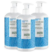Keratosis Pilaris Douchegel – tegen ruwe en bobbelige huid — Keratosis Pilaris Body Wash tegen ruwe huid en bultjes door keratosis pilaris. Met salicylzuur, niacinamide en glycerine.