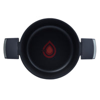 Casserole with lid Masterpro GASTRO REECO MP Black