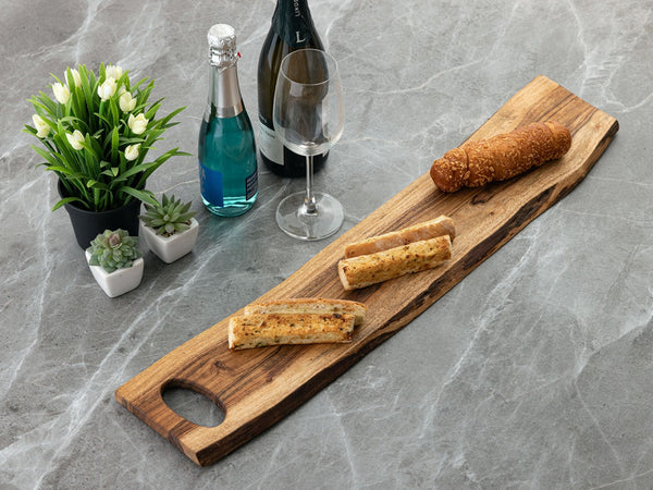 Serveringsbræt i akacietræ 70×15 cm – Thor
