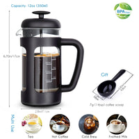 Borosilicate Glass French Press