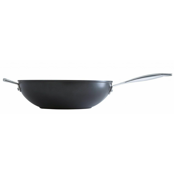 Le Creuset 30cm Wok serpenyő - Fekete