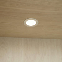 Highboard with LED Light Kerteminde - White Oil