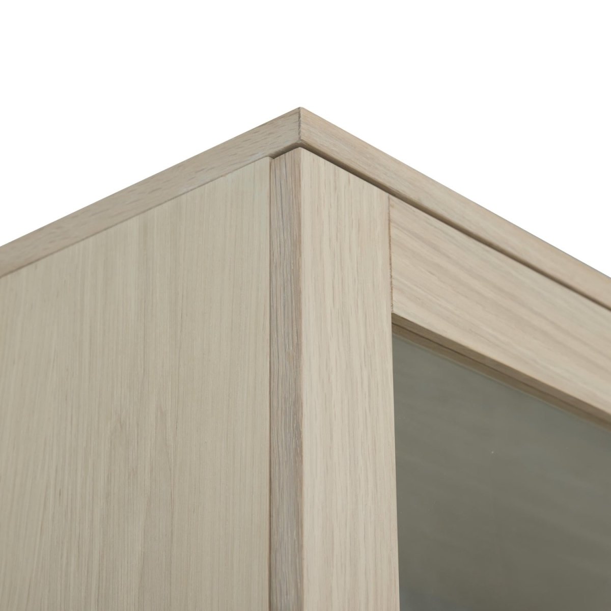 Highboard with LED Light Kerteminde - White Oil