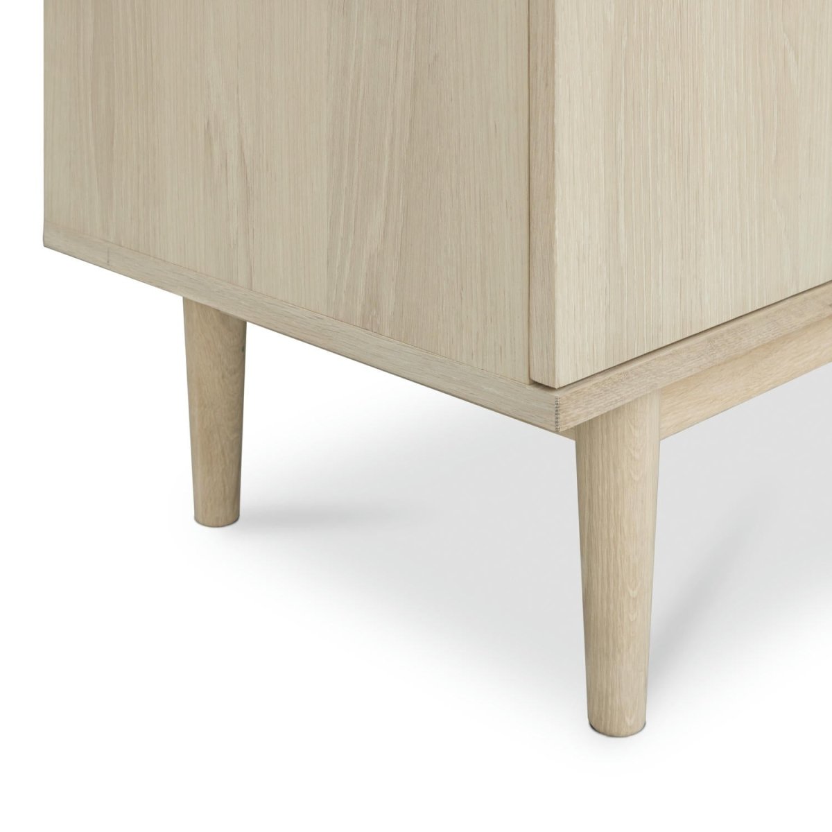 Highboard with LED Light Kerteminde - White Oil