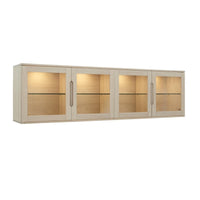 4-Door Wall Cabinet Kerteminde - White Oil