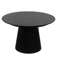 Round Extendable Dining Table Svendborg ø120/220 cm - Black Oak