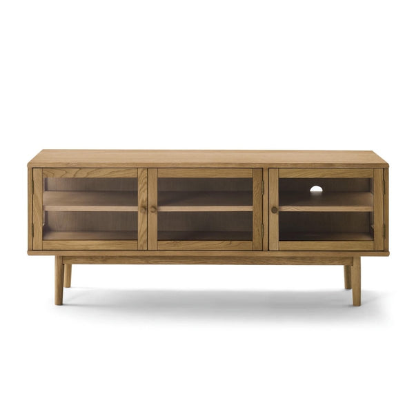 3-Door TV Table Svendborg - Natural Oak
