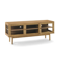 3-Door TV Table Svendborg - Natural Oak
